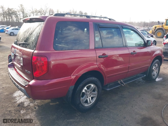 2004 Honda Pilot EX with VIN 5FNYF18674B003260, listed as a IAAI auction lot 41898340 with 214,249 mi miles. Bid and sale history available at carsss.com. Image 4.
