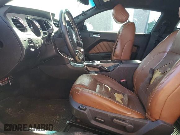 2014 Ford Mustang V6 with VIN 1ZVBP8AM3E5301910, listed as a Copart auction lot 56006345 with 163,880 mi miles and Salvage title. Bid and sale history available at DreamBid. Image 7.
