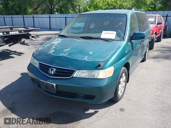 2002 Honda Odyssey EX z VIN 2HKRL18632H582789, wystawiony jako IAAI lot #42481029 z przebiegiem 272 380 mil mil oraz . Historia ofert i sprzedaży dostępna na DreamBid. Obrazek 6.