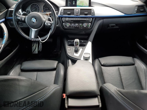 2017 BMW 4 Series 430i with VIN WBA4F7C37HG788984, listed as a Copart auction lot 54154405 with 92,596 mi miles and Salvage title. Bid and sale history available at DreamBid. Image 8.