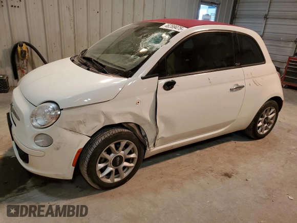 2017 FIAT 500 Pop with VIN 3C3CFFLR6HT661740, listed as a Copart auction lot 46289475 with 63,864 mi miles and Salvage title. Bid and sale history available at DreamBid. Image 1.