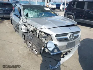 2018 Mercedes-Benz CLA with VIN WDDSJ4EB1JN581817, listed as a IAAI auction lot 41536468 with 68,998 mi miles. Bid and sale history available at carsss.com. Image 1.