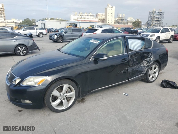 2010 Lexus GS 350 with VIN JTHBE1KS0A0047205, listed as a Copart auction lot 82318984 with 127,998 mi miles and Salvage Title. Bid and sale history available at carsss.com. Image 1.