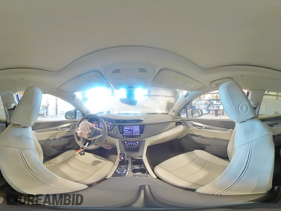 2025 Cadillac XT5 FWD Premium Luxury with VIN 1GYKNCRSXSZ106707, listed as a Copart auction lot 86919854 with 1,879 mi miles and Salvage Title. Bid and sale history available at DreamBid. Image 14.