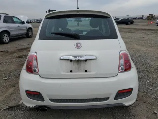 2013 FIAT 500 Sport with VIN 3C3CFFBR2DT562490, listed as a Copart auction lot 47532585 with 139,093 mi miles and Salvage Title. Bid and sale history available at carsss.com. Image 6.