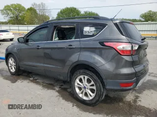 2017 Ford Escape SE with VIN 1FMCU0GD1HUC04526, listed as a Copart auction lot 53453605 with 155,345 mi miles and Salvage Title. Bid and sale history available at carsss.com. Image 2.