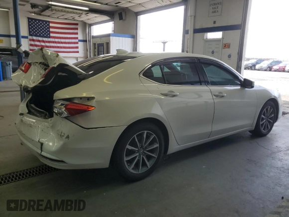 2018 Acura TLX Technology with VIN 19UUB1F54JA004540, listed as a Copart auction lot 54338065 with 57,321 mi miles and Salvage Title. Bid and sale history available at carsss.com. Image 3.