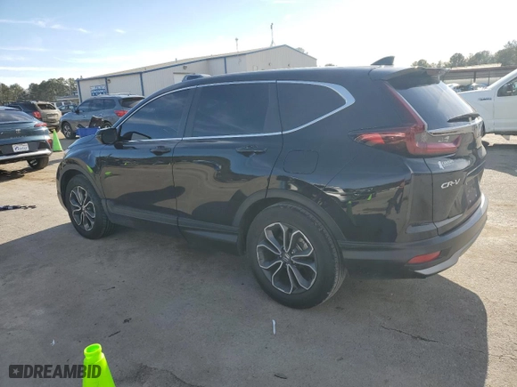 2022 Honda CR-V EX-L with VIN 7FARW1H81NE018963, listed as a Copart auction lot 46929915 with 47,643 mi miles and Salvage Title. Bid and sale history available at carsss.com. Image 2.