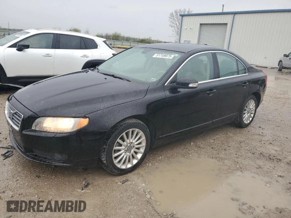 2007 Volvo S80 I6 with VIN YV1AS982571044390, listed as a Copart auction lot 51749975 with 133,209 mi miles and Clean Title. Bid and sale history available at carsss.com. Image 1.