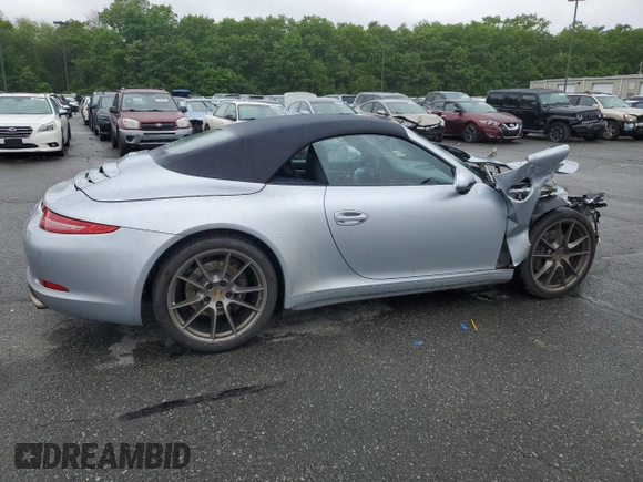 2016 Porsche 911 Carrera with VIN WP0CA2A93GS141145, listed as a Copart auction lot 55515024 with 29,005 mi miles and Salvage Title. Bid and sale history available at carsss.com. Image 3.