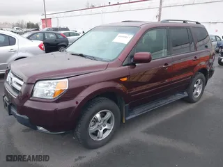 2007 Honda Pilot EX-L with VIN 2HKYF18747H508428, listed as a IAAI auction lot 41698817 with 191,216 mi miles. Bid and sale history available at carsss.com. Image 18.