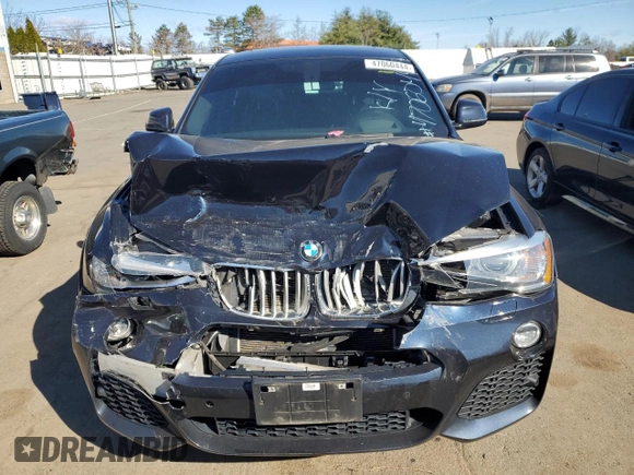 2016 BMW X4 xDrive35i with VIN 5UXXW5C5XG0N91741, listed as a Copart auction lot 47060444 with 0 mi miles. Bid and sale history available at carsss.com. Image 5.