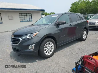 2020 Chevrolet Equinox LS z VIN 3GNAXSEV1LS601602, wystawiony jako Copart lot #58566935 z przebiegiem 31 535 mil mil oraz Szkoda całkowita • Salvage title. Historia ofert i sprzedaży dostępna na DreamBid. Obrazek 1.