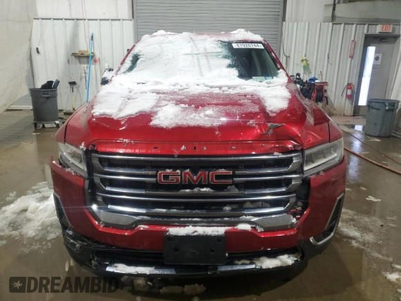 2021 GMC Acadia AT4 with VIN 1GKKNLLS2MZ234915, listed as a Copart auction lot 87026744 with 25,302 mi miles and Salvage Title. Bid and sale history available at carsss.com. Image 5.