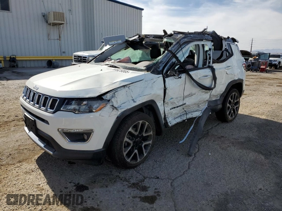 2017 Jeep Compass Limited z VIN 3C4NJDCB9HT664979, wystawiony jako Copart lot #56925065 z przebiegiem 62 777 mil mil oraz Szkoda całkowita • Salvage title. Historia ofert i sprzedaży dostępna na DreamBid. Obrazek 1.