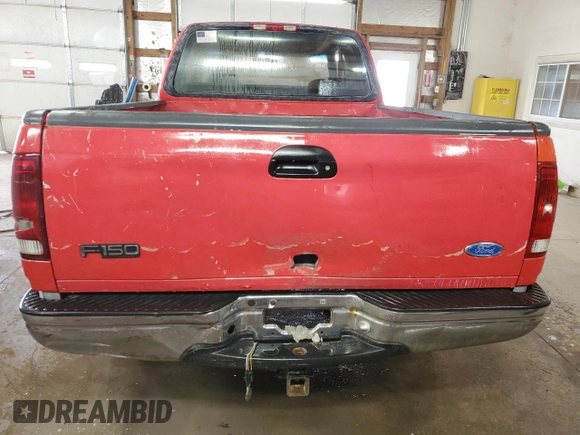 1997 Ford F-150 XL with VIN 1FTDX18W0VNB21424, listed as a Copart auction lot 45675365 with 155,760 mi miles and Salvage title. Bid and sale history available at DreamBid. Image 6.