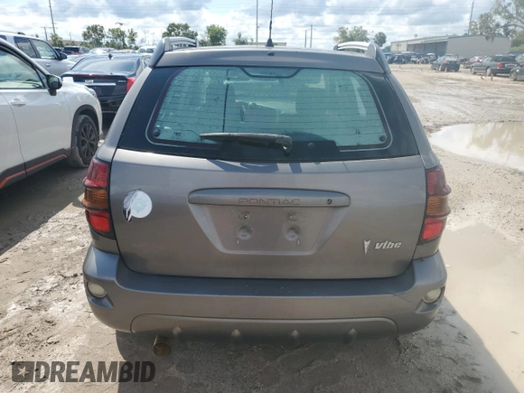 2005 Pontiac Vibe with VIN 5Y2SL66845Z447207, listed as a Copart auction lot 74093194 with 0 mi miles and Non Repairable. Bid and sale history available at carsss.com. Image 6.