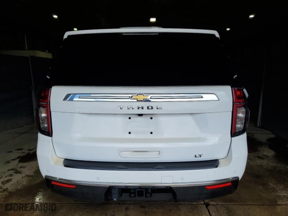 2023 Chevrolet Tahoe LT with VIN 1GNSKNKDXPR375455, listed as a Copart auction lot 53557705 with 61,767 mi miles and Clean Title. Bid and sale history available at carsss.com. Image 6.