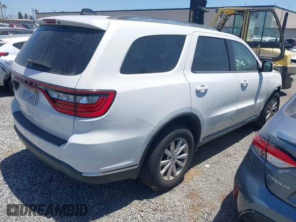 2020 Dodge Durango SXT z VIN 1C4RDHAG3LC381125, wystawiony jako IAAI lot #42238779 z przebiegiem 43 814 mil mil oraz . Historia ofert i sprzedaży dostępna na DreamBid. Obrazek 4.