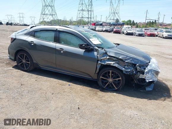 2021 Honda Civic Sport with VIN SHHFK7H49MU412153, listed as a IAAI auction lot 42105884 with 44,000 mi miles and . Bid and sale history available at DreamBid. Image 1.