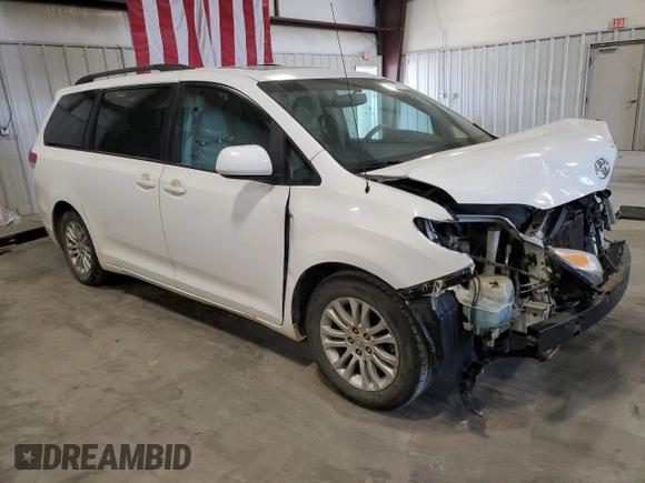 2013 Toyota Sienna XLE AAS with VIN 5TDYK3DC7DS378919, listed as a Copart auction lot 50792515 with 165,256 mi miles and Salvage Title. Bid and sale history available at carsss.com. Image 4.