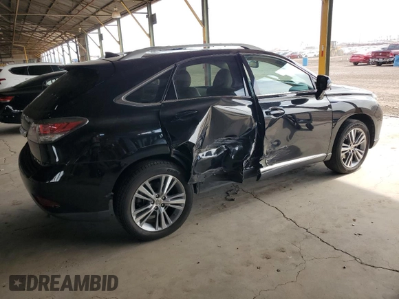 2015 Lexus RX 350 with VIN 2T2BK1BA2FC322955, listed as a Copart auction lot 58082485 with 121,533 mi miles and Salvage title. Bid and sale history available at DreamBid. Image 3.