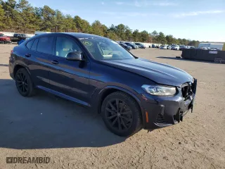 2022 BMW X4 M40i with VIN 5UX43DT02N9K31818, listed as a Copart auction lot 38495943 with 12,673 mi miles. Bid and sale history available at carsss.com. Image 4.