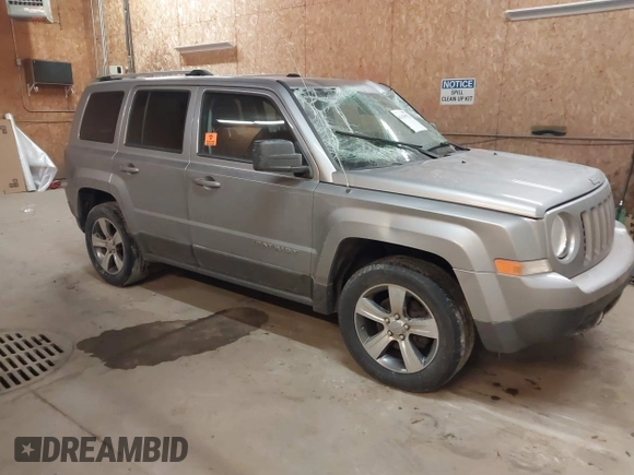 2017 Jeep Patriot High Altitude with VIN 1C4NJRFB6HD162543, listed as a IAAI auction lot 41439921 with 106,152 mi miles. Bid and sale history available at carsss.com. Image 1.