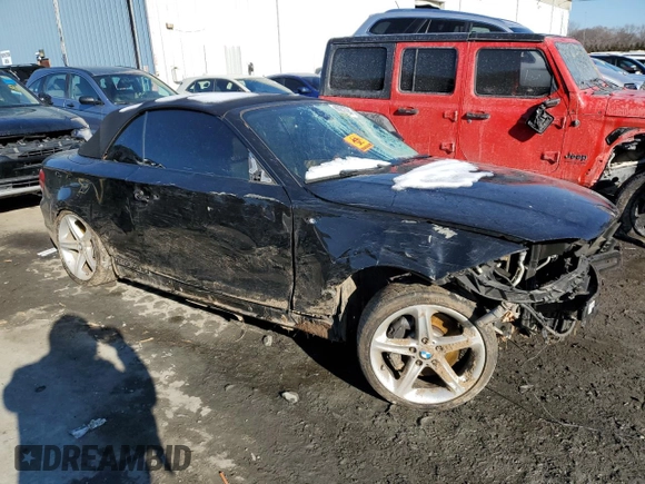 2010 BMW 1 Series 135i with VIN WBAUN9C58AVK41918, listed as a Copart auction lot 86217794 with Not Provided miles and Salvage Title. Bid and sale history available at carsss.com. Image 4.