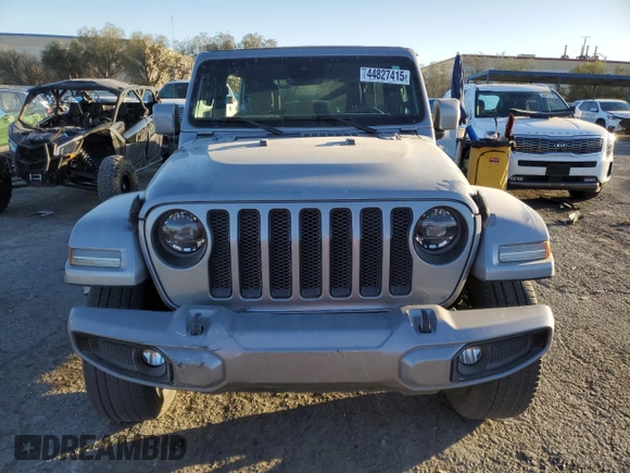 2021 Jeep Wrangler Unlimited Sahara with VIN 1C4HJXEG2MW536286, listed as a Copart auction lot 44827415 with 48,382 mi miles and Salvage title. Bid and sale history available at DreamBid. Image 5.
