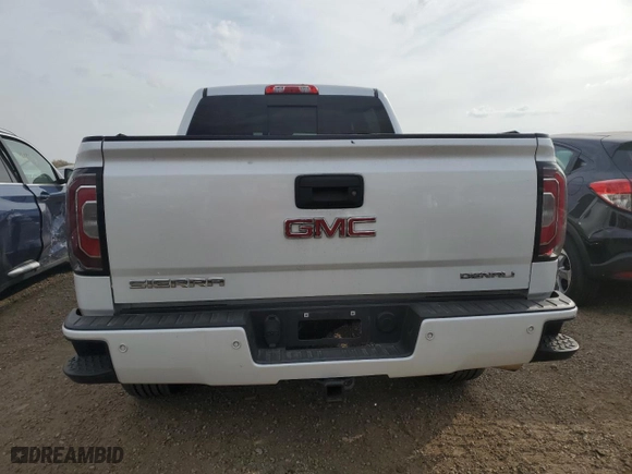 2018 GMC Sierra 1500 Denali with VIN 3GTU2PEC1JG253655, listed as a Copart auction lot 78202964 with 76,960 mi miles and Salvage Title. Bid and sale history available at carsss.com. Image 6.