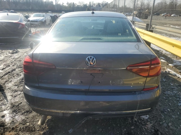 2017 Volkswagen Passat 1.8T S with VIN 1VWAT7A3XHC033558, listed as a Copart auction lot 42109905 with 140,204 mi miles and Salvage Title. Bid and sale history available at carsss.com. Image 6.