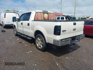 2008 Ford F-150 XLT with VIN 1FTPW12V78FA94477, listed as a IAAI auction lot 42122476 with 194,892 mi miles and . Bid and sale history available at DreamBid. Image 3.