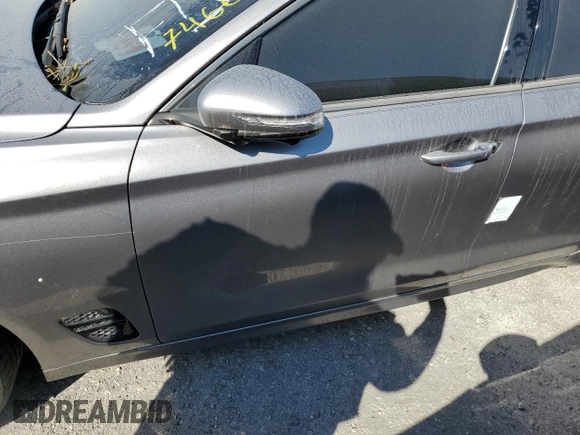2023 Genesis G70 3.3T with VIN KMTG54TE6PU128438, listed as a Copart auction lot 74662524 with 0 mi miles and Non Repairable. Bid and sale history available at carsss.com. Image 12.