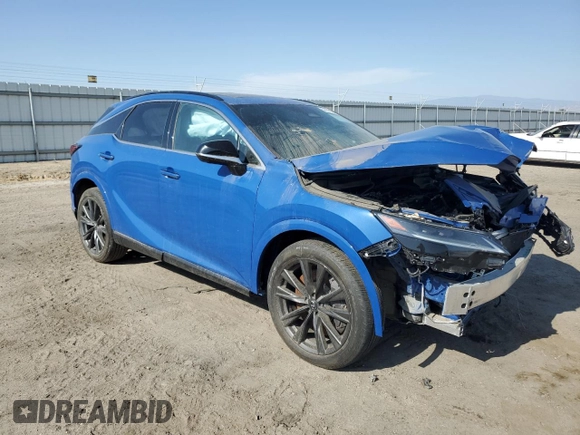 2023 Lexus RX 350 with VIN 2T2BAMCA7PC029167, listed as a Copart auction lot 59621015 with Not provided miles and Salvage title. Bid and sale history available at DreamBid. Image 4.