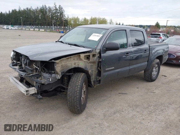 2013 Toyota Tacoma with VIN 3TMLU4EN5DM113393, listed as a IAAI auction lot 42003883 with 288,889 mi miles and . Bid and sale history available at carsss.com. Image 18.
