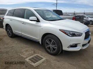 2017 Infiniti QX60 with VIN 5N1DL0MM3HC544214, listed as a Copart auction lot 53092225 with 46,800 mi miles and Salvage Title. Bid and sale history available at DreamBid. Image 4.