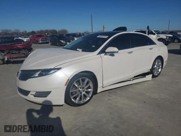 2016 Lincoln MKZ with VIN 3LN6L2GK2GR632038, listed as a Copart auction lot 86436164 with Not Provided miles and Salvage Title. Bid and sale history available at DreamBid. Image 1.