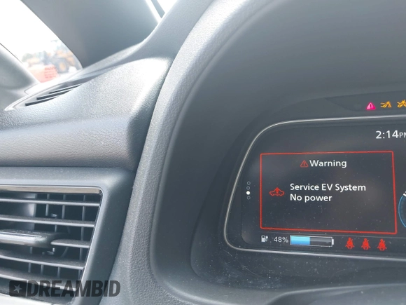 2024 Nissan LEAF SV Plus with VIN 1N4CZ1CV7PC562041, listed as a IAAI auction lot 42142283 with 8,580 mi miles and . Bid and sale history available at DreamBid. Image 17.