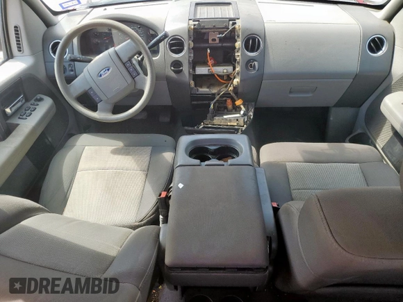 2006 Ford F-150 XLT with VIN 1FTRW12W96FB07681, listed as a Copart auction lot 61033625 with 140,527 mi miles and Salvage title. Bid and sale history available at DreamBid. Image 8.
