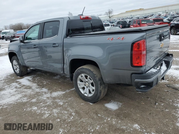 2020 Chevrolet Colorado 4WD LT with VIN 1GCGTCEN2L1107853, listed as a Copart auction lot 47819145 with 55,204 mi miles and Salvage Title. Bid and sale history available at carsss.com. Image 2.