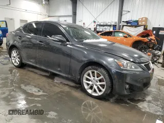 2011 Lexus IS 350 with VIN JTHCE5C28B5000227, listed as a Copart auction lot 46902595 with 109,838 mi miles and Clean title. Bid and sale history available at DreamBid. Image 4.