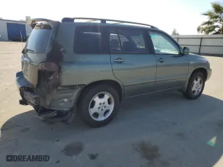 2004 Toyota Highlander with VIN JTEEP21A540017639, listed as a Copart auction lot 46434515 with 165,469 mi miles and Salvage Title. Bid and sale history available at carsss.com. Image 3.
