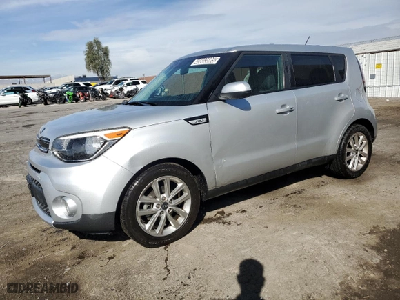 2017 Kia Soul + with VIN KNDJP3A58H7440644, listed as a Copart auction lot 48802685 with 62,588 mi miles and Clean Title. Bid and sale history available at carsss.com. Image 1.