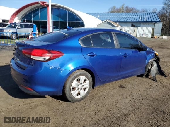 2017 Kia Forte LX with VIN 3KPFK4A78HE089360, listed as a Copart auction lot 52955775 with 162,358 mi miles and Salvage Title. Bid and sale history available at carsss.com. Image 3.