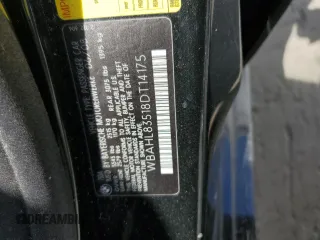 2008 BMW 7 Series 750i with VIN WBAHL83518DT14175, listed as a Copart auction lot 76241764 with 166,539 mi miles and Clean Title. Bid and sale history available at carsss.com. Image 12.