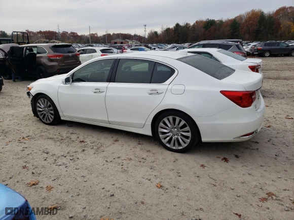 2015 Acura RLX Tech Pkg with VIN JH4KC1F50FC001471, listed as a Copart auction lot 78143804 with 87,834 mi miles and Salvage Title. Bid and sale history available at carsss.com. Image 2.
