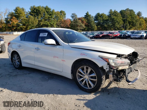 2015 Infiniti Q50 z VIN JN1BV7AR9FM396109, wystawiony jako Copart lot #73750644 z przebiegiem 138 477 mil mil oraz Szkody całkowita. Historia ofert i sprzedaży dostępna na DreamBid. Obrazek 4.