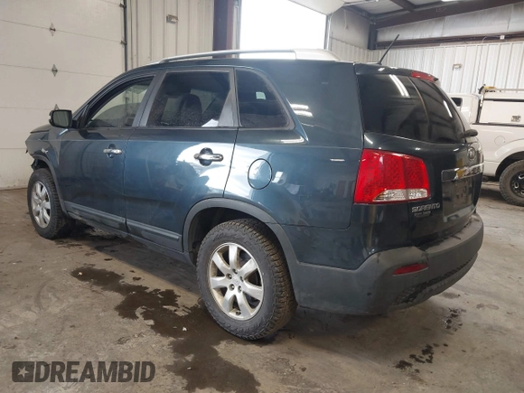 2011 Kia Sorento LX with VIN 5XYKT4A12BG127151, listed as a IAAI auction lot 41891186 with 103,690 mi miles. Bid and sale history available at carsss.com. Image 3.