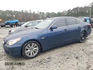 2004 BMW 5 Series 545iA with VIN WBANB33564B111040, listed as a Copart auction lot 83498654 with 100,176 mi miles and Salvage Title. Bid and sale history available at carsss.com. Image 1.